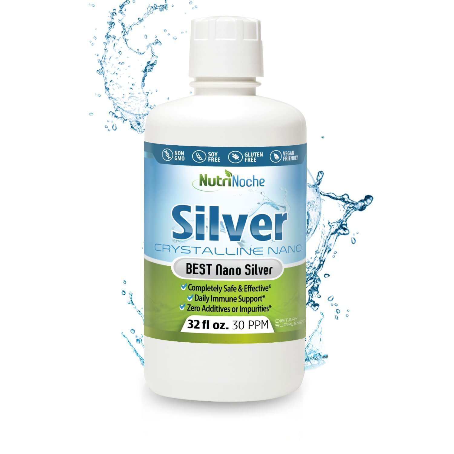 Colloidal Silver | 99.99% Pure Nano Silver Particles from NutriNoche