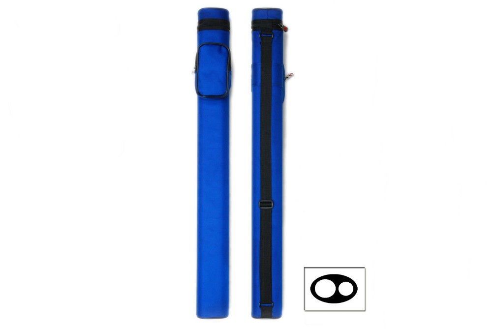 Delta MACARON 1x1 Hard Pool Cue Case Blue.