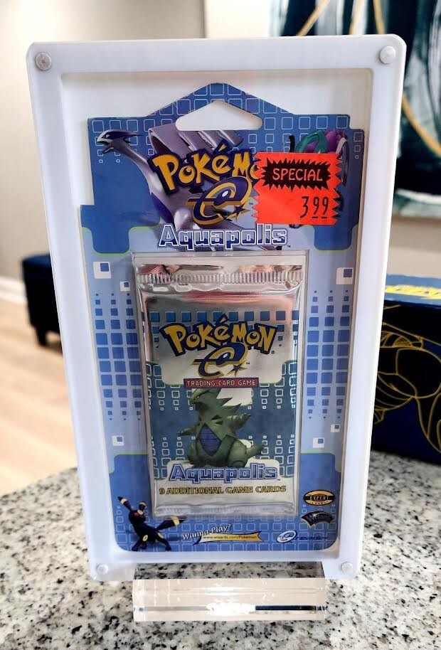 Pokemon Booster BLISTER Pack Acrylic CASE Protective Magnetic display Case