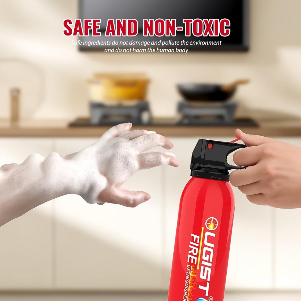 21oz Portable Fire Extinguisher for Home, Kitchen & Camping