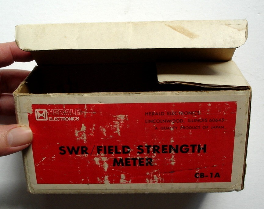 Herald Electronics SWR Field Strength Meter CB-1A in Box