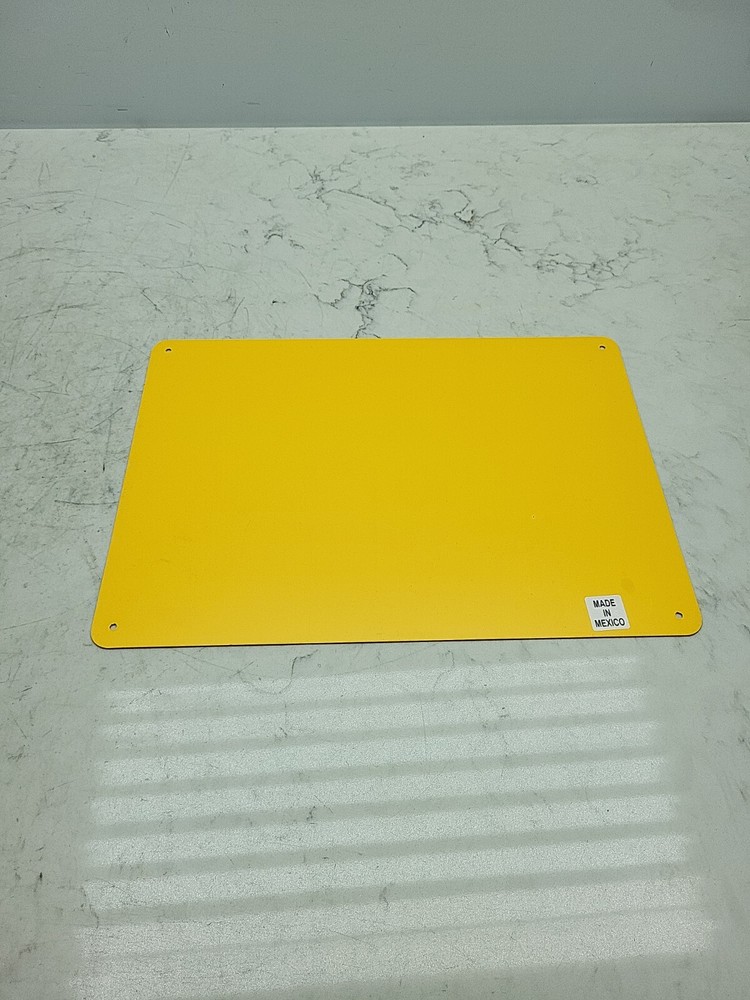 Brady 22400 Caution Eye Protection Sign 10" Height 14" Width Plastic Rectangle