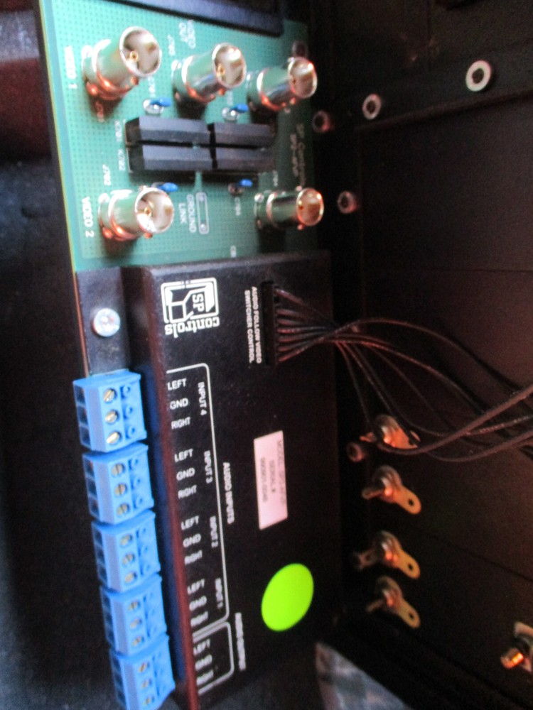 SP Controls Smart Panel Small Projector Controller SP2-CHAS Black LIGHTS UP