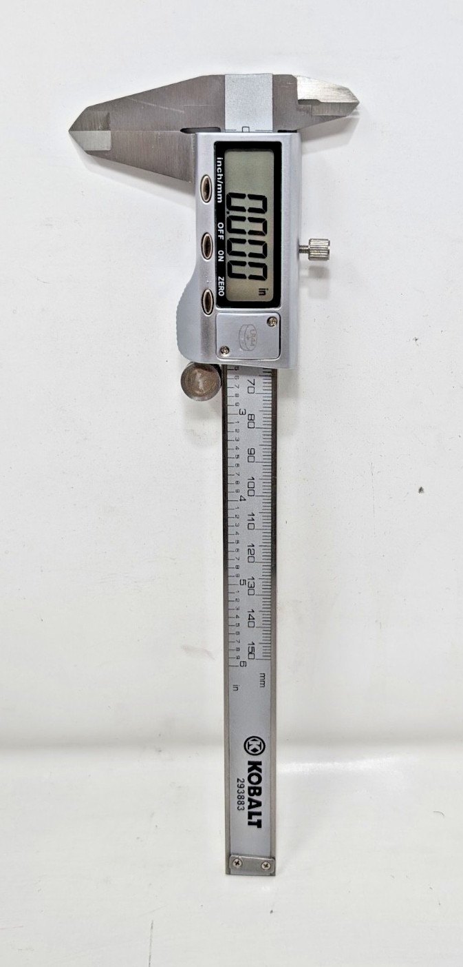 KOBALT 6 Inch Digital Caliper with Electronic Display & Carrying Case 293883