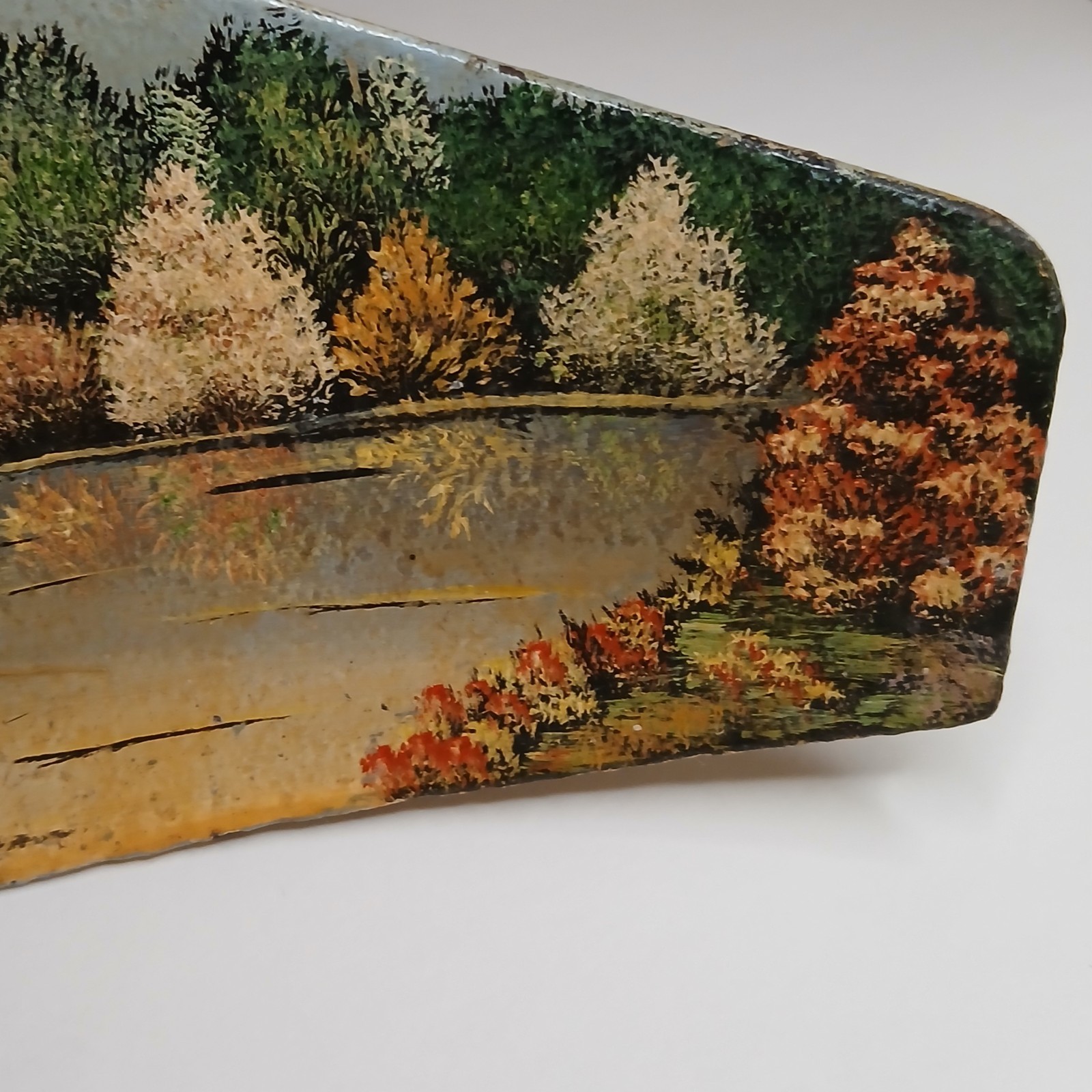 Vintage Hand Painted Butterfly Shape Cultivator Potato Digger