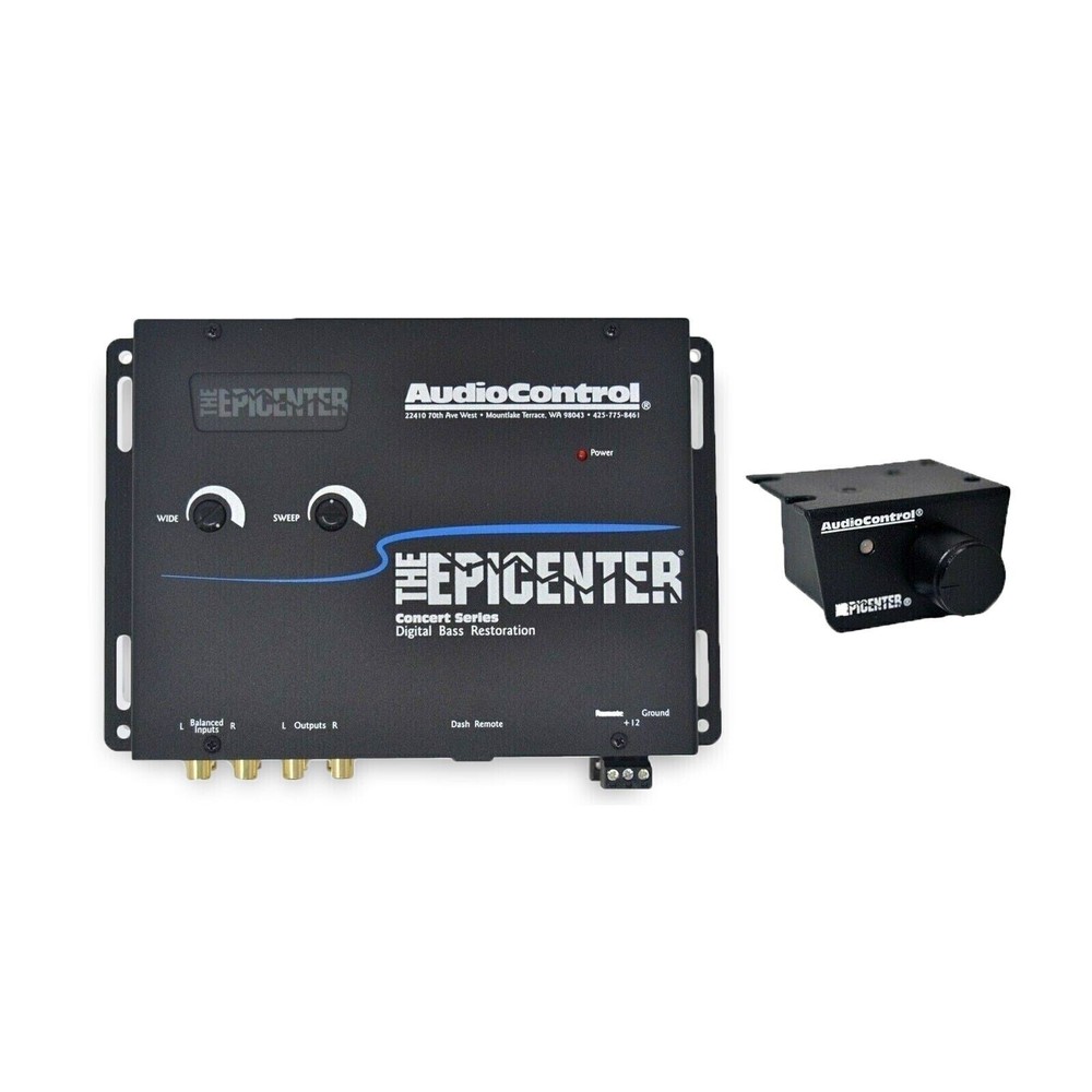 Audio Control Epicenter Digital Bass Control Processor, Car Audio Enhancer BLACK