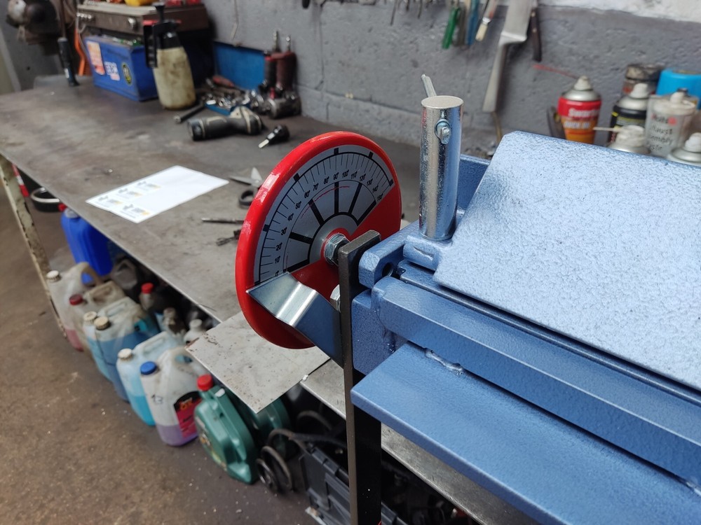 New sheet metal folder 400mm / 3mm + angular scale + angle limiter. Video, Free