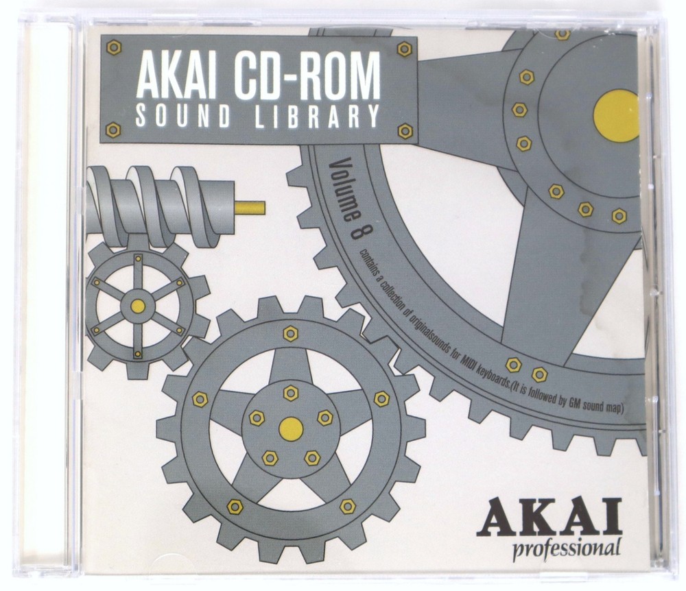 Akai Professional Sound Library Volume 8 Akai Format Sample Library Sampling CD