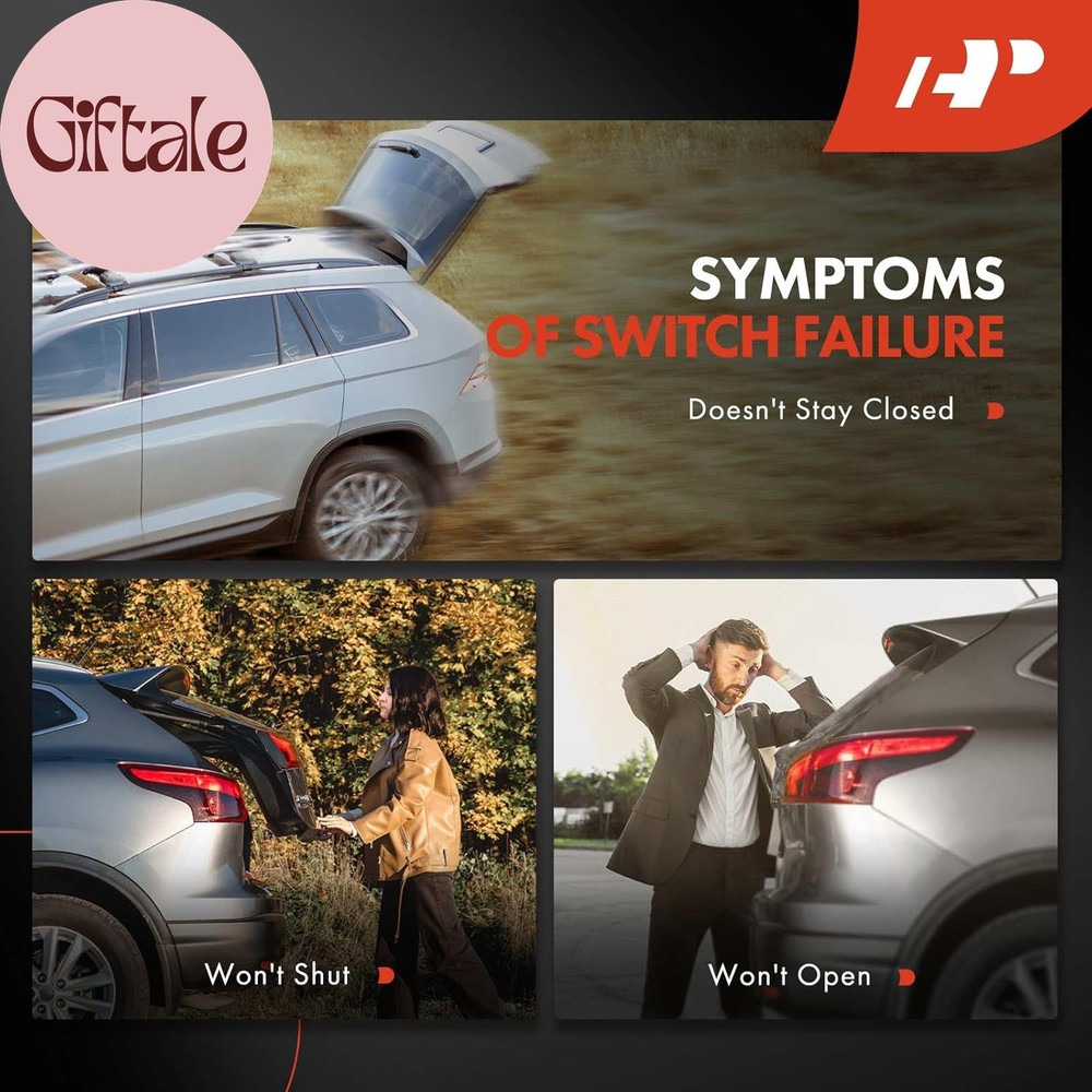 Tailgate Handle Release Switch Compatible with Mini Cooper 2007-2015, Rear Side