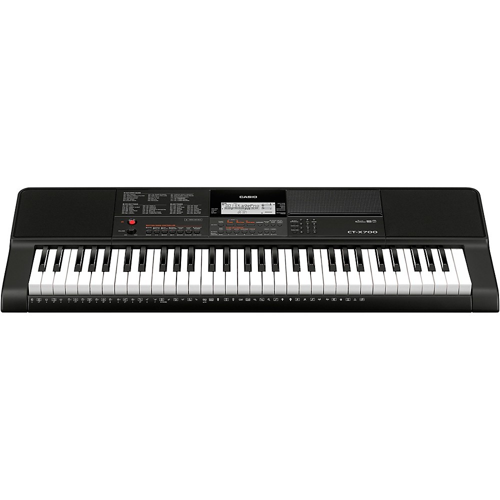 Casio CT-X700 61-Key Arranger Essentials Bundle Black