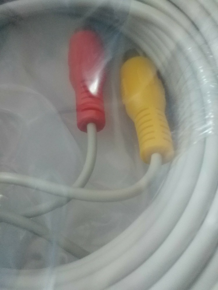 GE 60 FT RCA Extension Cable SmartHome Wired Security Surveillance Systems Pkg