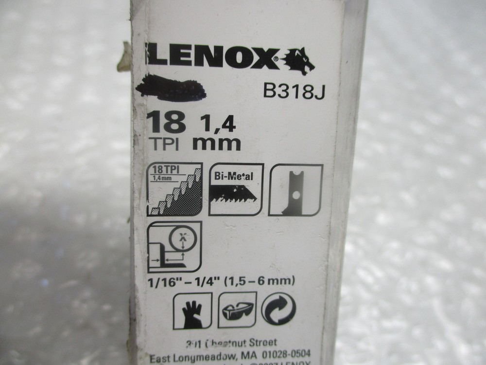 LENOX B318J SAW BLADE NSMP