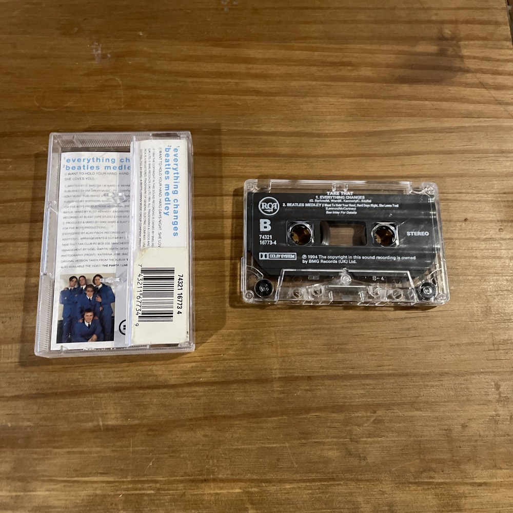 Take That Everything Changes Cassette Single UK