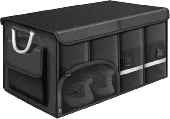 Collapsible Multi Compartment Car Trunk Small with shoe compartment