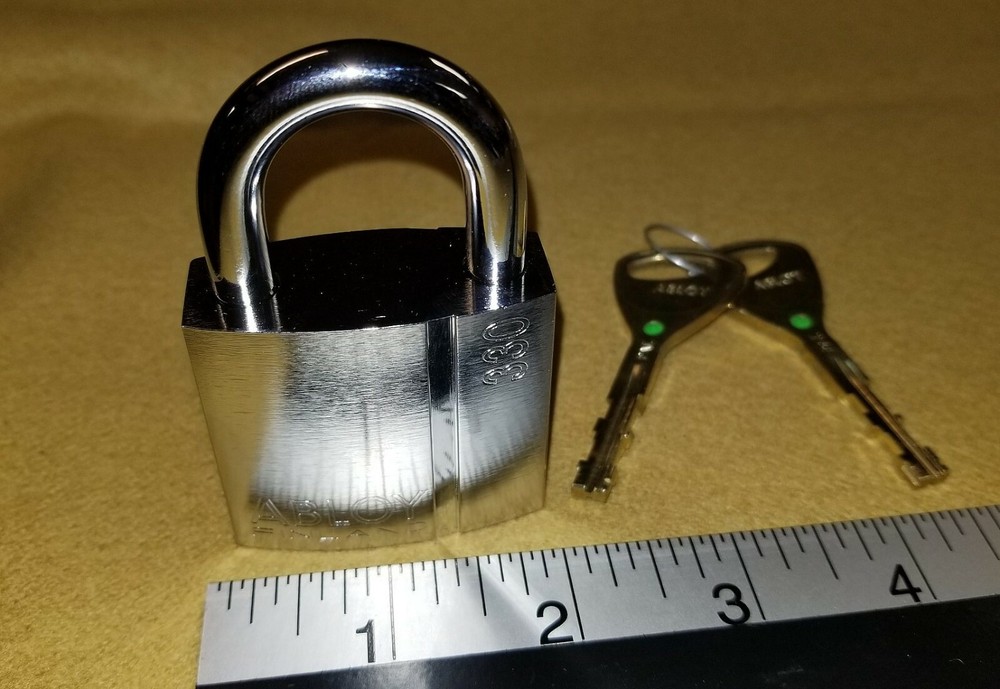 Abloy PL330 Pl 330 model padlock with 2 working keys - New