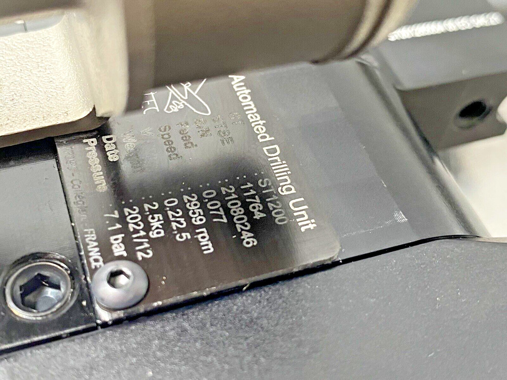 SetiTec ST1200 Automatic Drilling Unit ST001284801-00 MEC Aerospace Tooling/Work