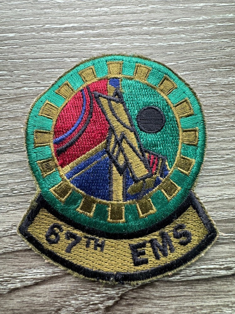 USAF 67th Equipment Maintenance Squadron EMS Patch Original Issue