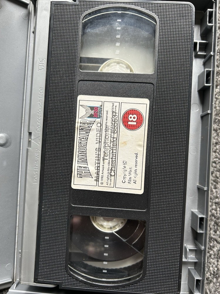 The Immortalizer Vhs Ex Rental Big Box Horror