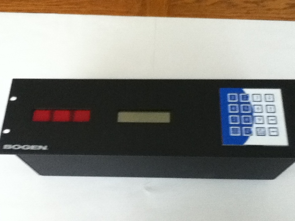 BOGEN BCMC 300-00K-1 MASTER CLOCK CONTROLLER