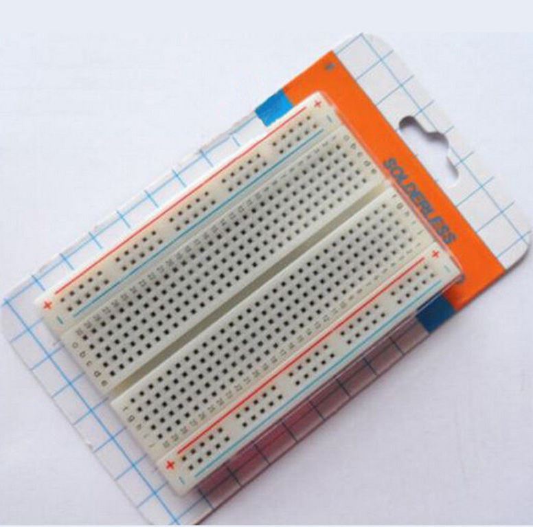 Mini Bread Board Breadboard 400 Contacts Available DIY PCB Test Tool 8.5x5.5cm