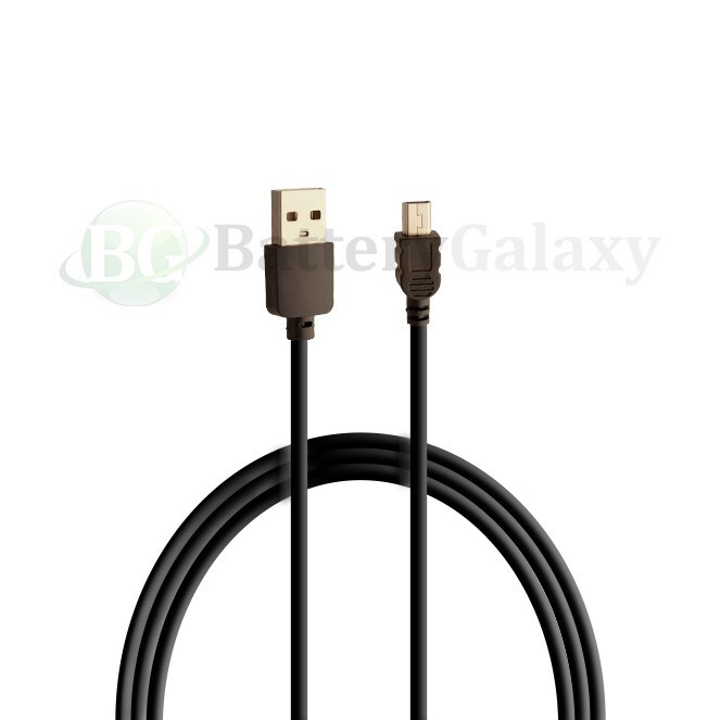 5 Pin Mini USB Cable Data Sync Charging Cord for Camera, Nuvi, GPS, PS3, MP3