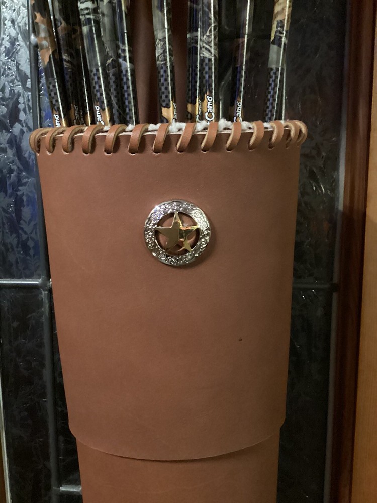 CUSTOM HANDMADE TRADITIONAL ARCHERY BACK QUIVER