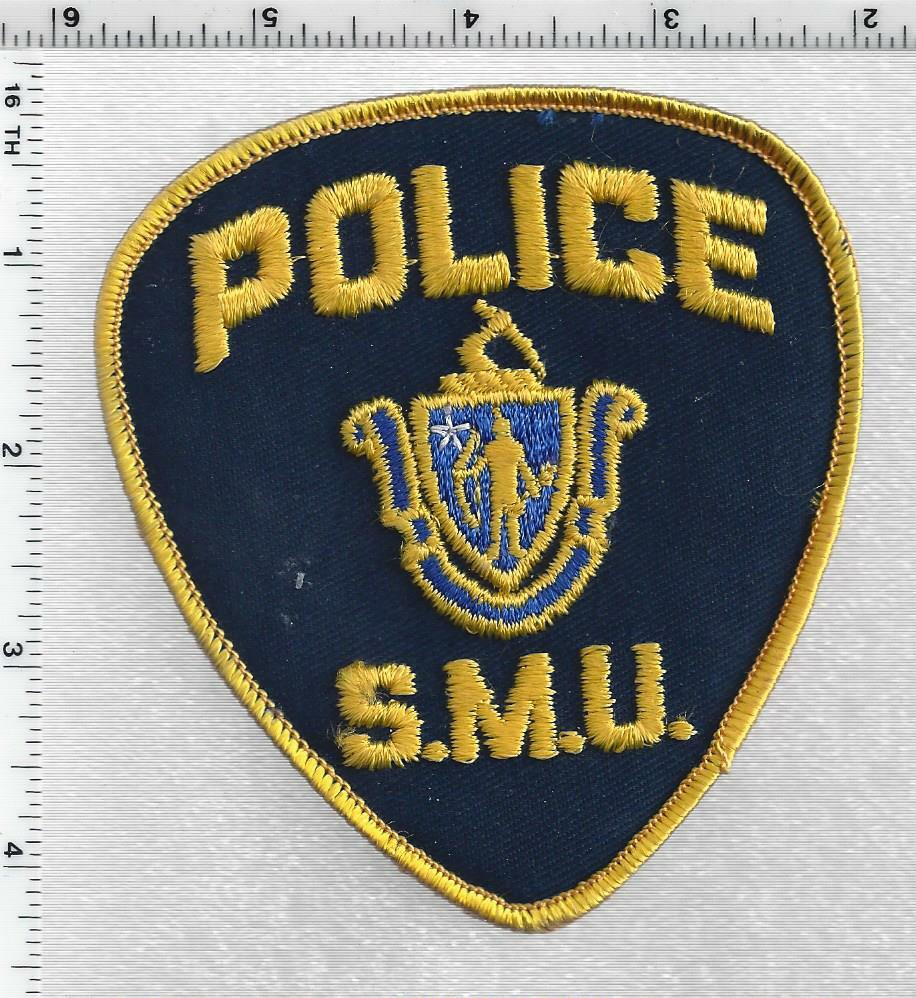 S.M.U. Police (Massachusetts) 2nd Issue Shoulder Patch