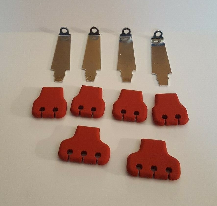 Spectre Red Spark Plug Wire Separator Kit - High Temp Silicone