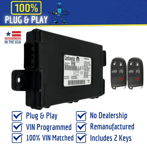 2015 Dodge Charger RF Hub Receiver Module WIN Programmed 68234229AD