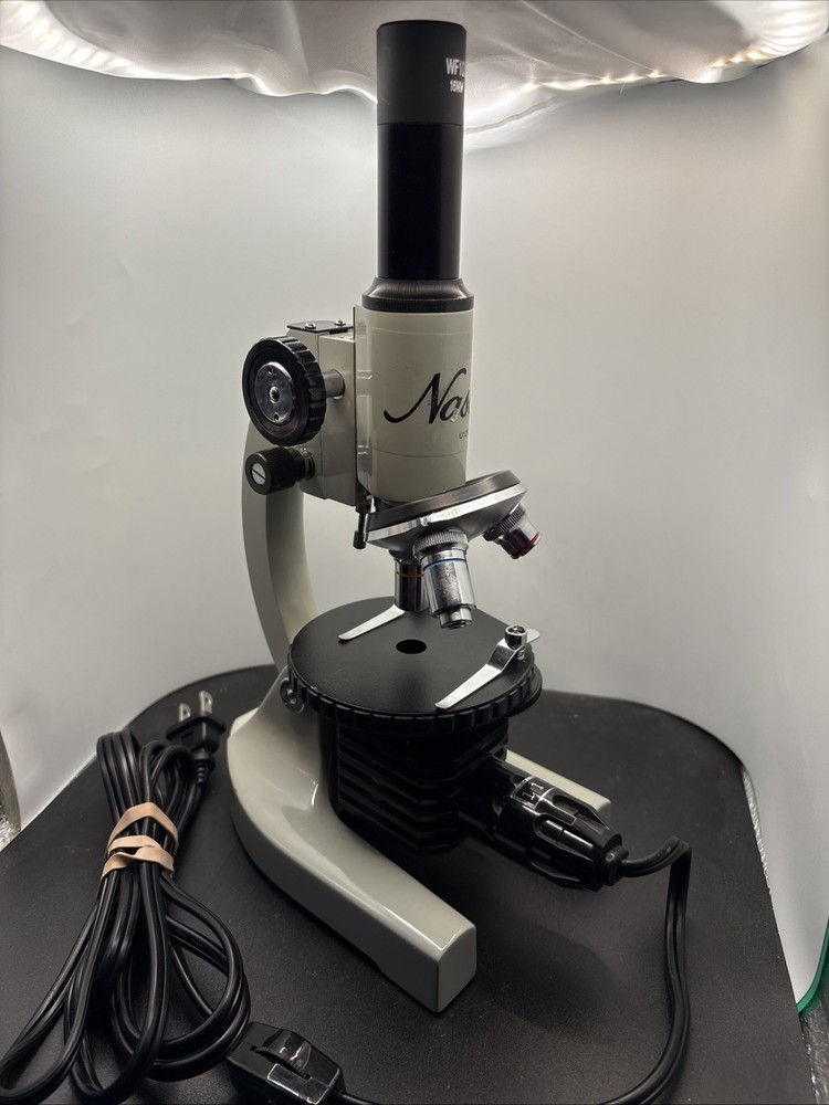 Nasco Elementary Mirror Microscope Tested Works