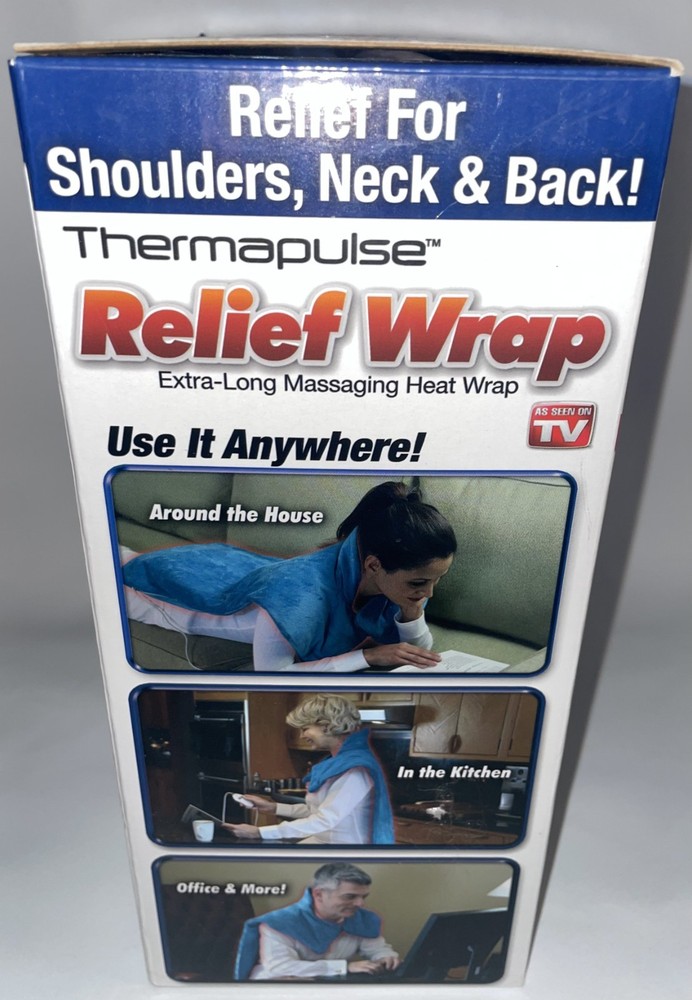 Thermapulse Relief Vibrating Massage Wrap - Blue