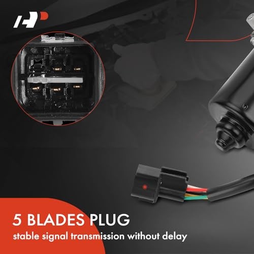 Front Windshield Wiper Motor Without Washer Pump Compatible with Front Side