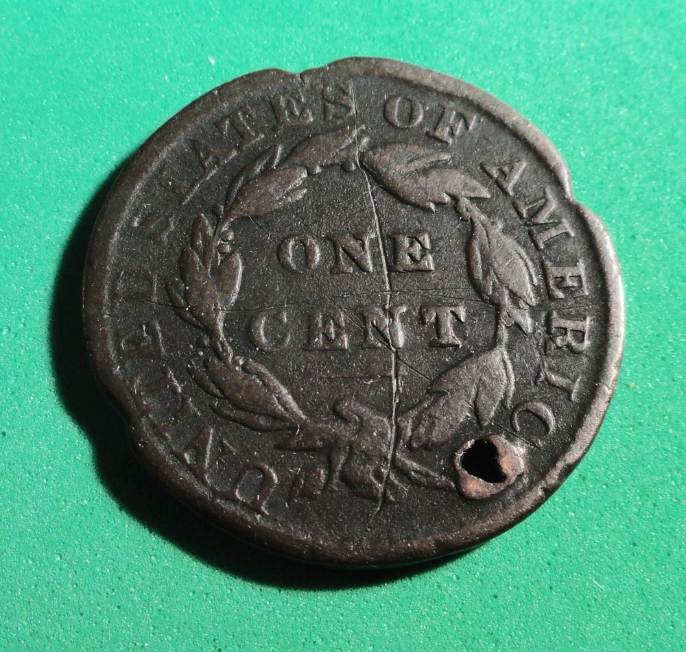 US 1833 LARGE CENT - LOVERS COIN