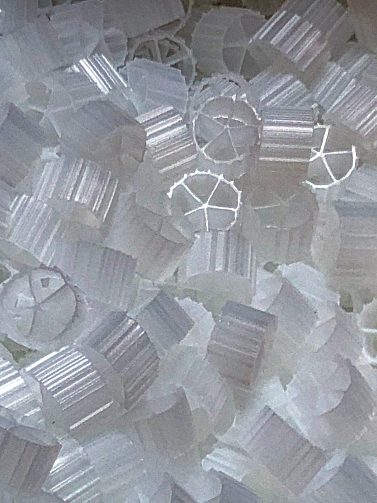 Moving Bed Filter Media 1 Cubic Feet (28.31 Liters) K1, K2, K3 - Virgin Material