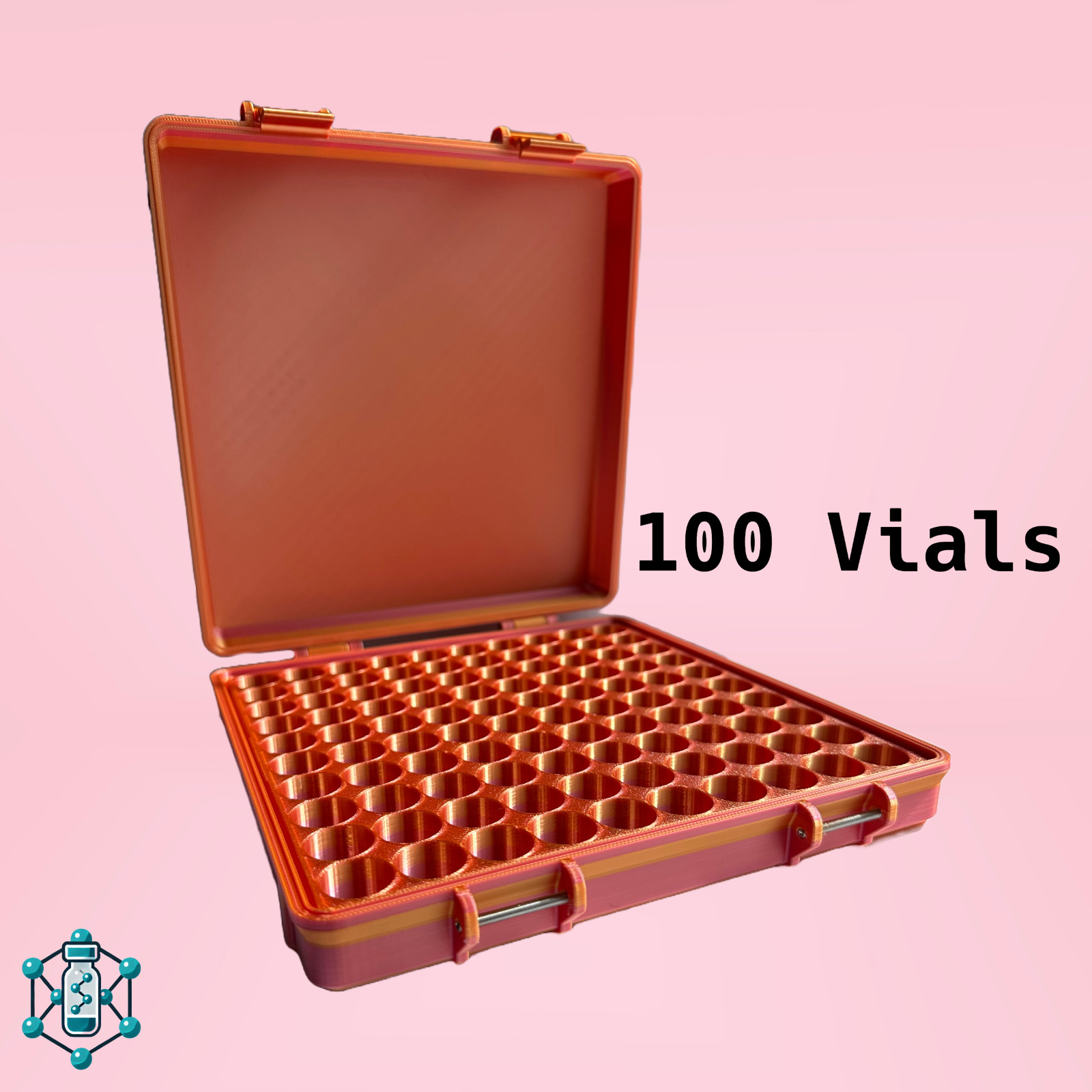 3ml Peptide Vial Storage Rack | Durable Organizer for GLP-1 & Peptide Protocols