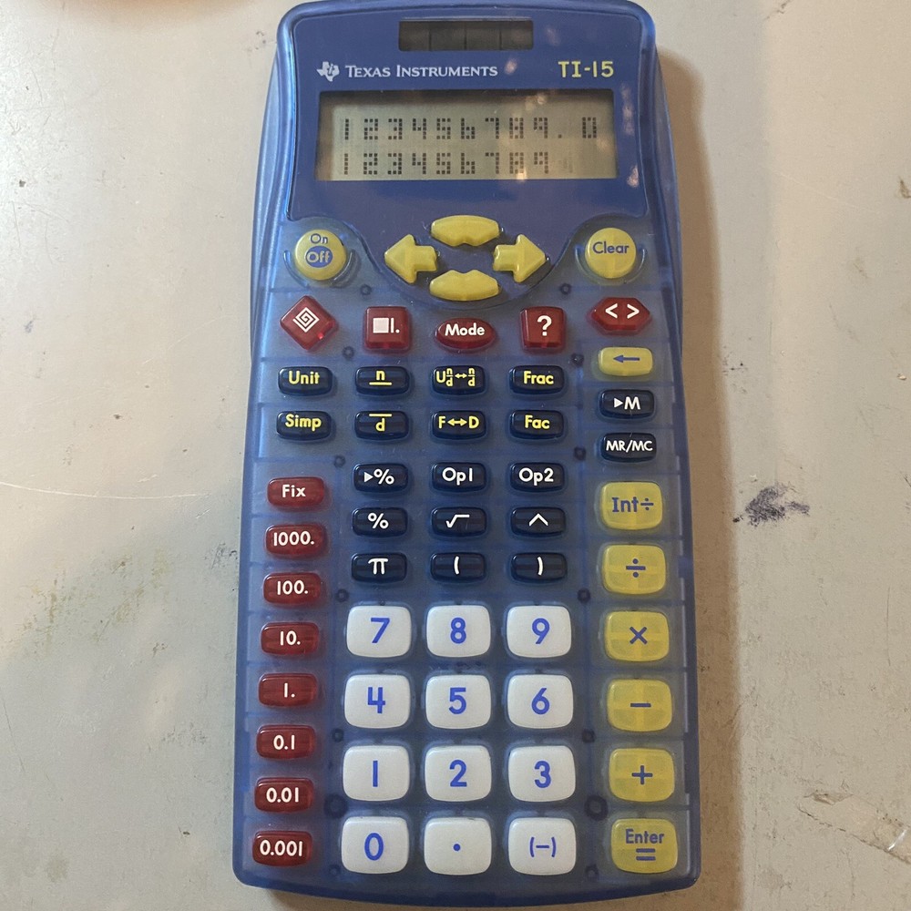 Texas Instruments TI-15 Solar Scientific Calculator