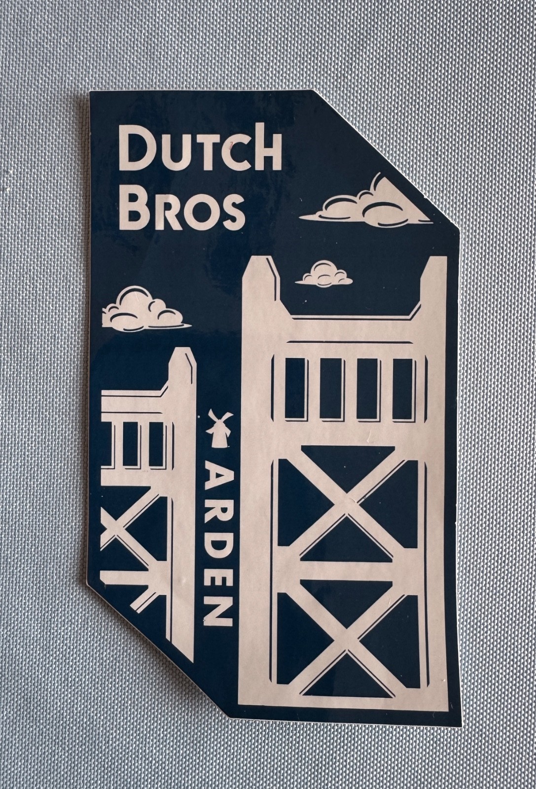 Dutch Bros Sticker Regional Arden!!  Creased!!