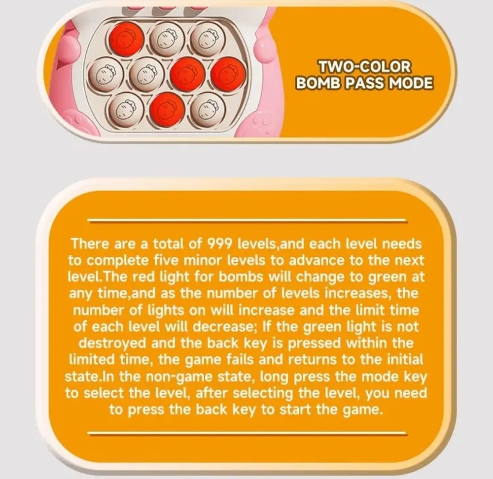 Memory Comprehension Responsiveness Educational Fast Bush kids Game Challenge