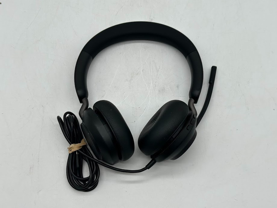 Jabra Evolve2 40 Stereo Headset (UC, USB-C) - Black