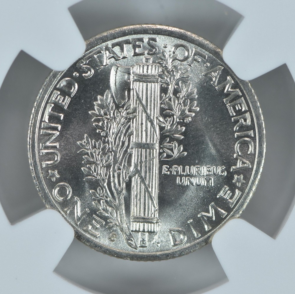 1940-S Mercury Dime MS65 NGC Brown Label