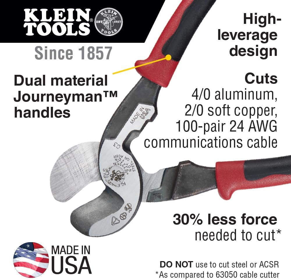 High Leverage Cable Cutter Wire Cutter Stripper Aluminum Copper Cable Tool