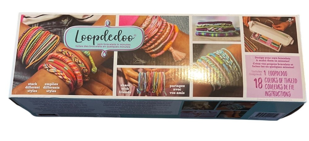 Loopdedoo Friendship Bracelet Maker Kit With Thread & Instructions