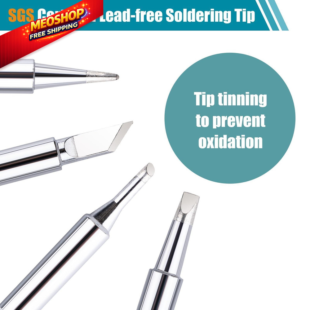 10 Pcs 900M Soldering Iron Tips, Replacement Compatible with...