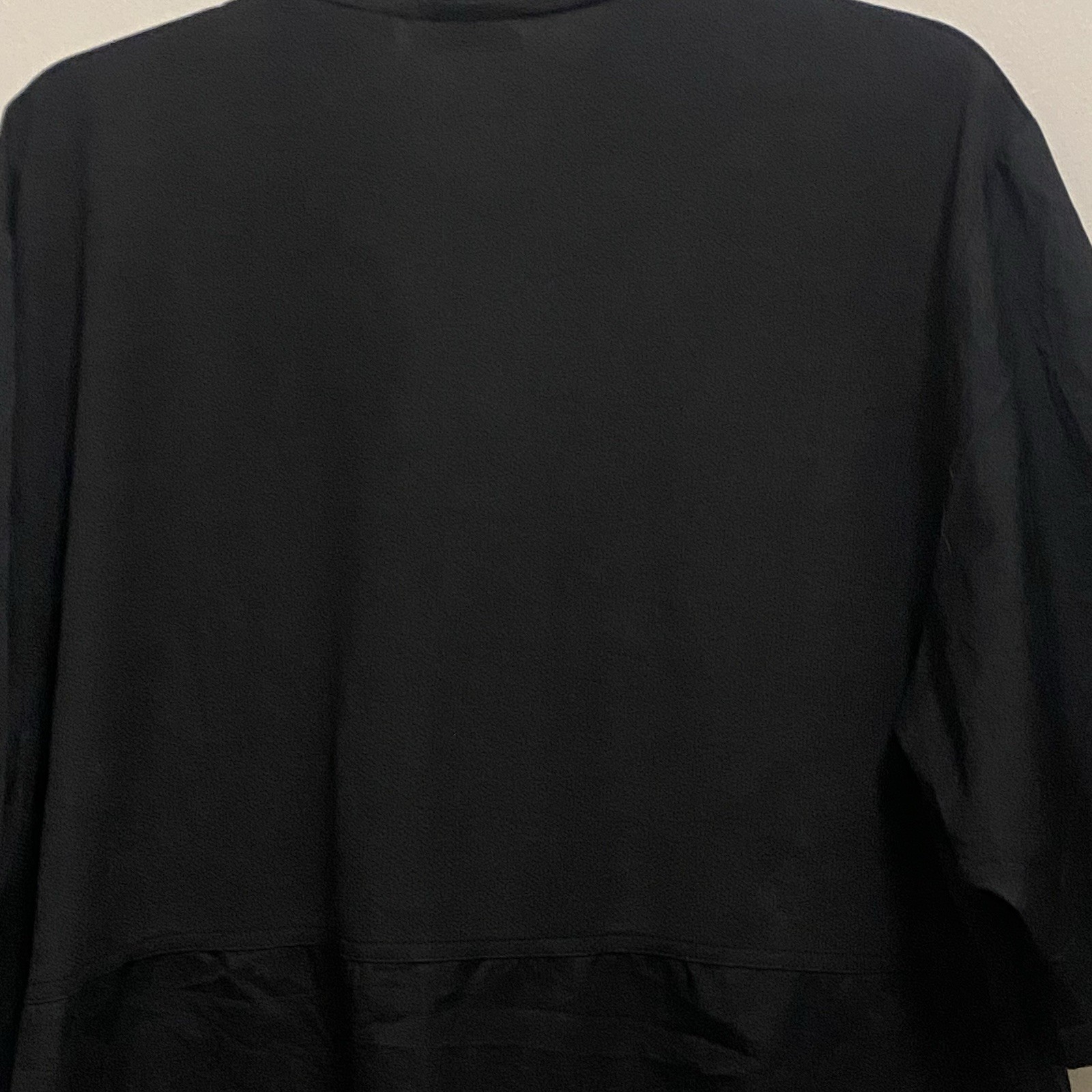 Chef Works Black Chef’s Coat L Large chest 46” Button Down Mens Womens