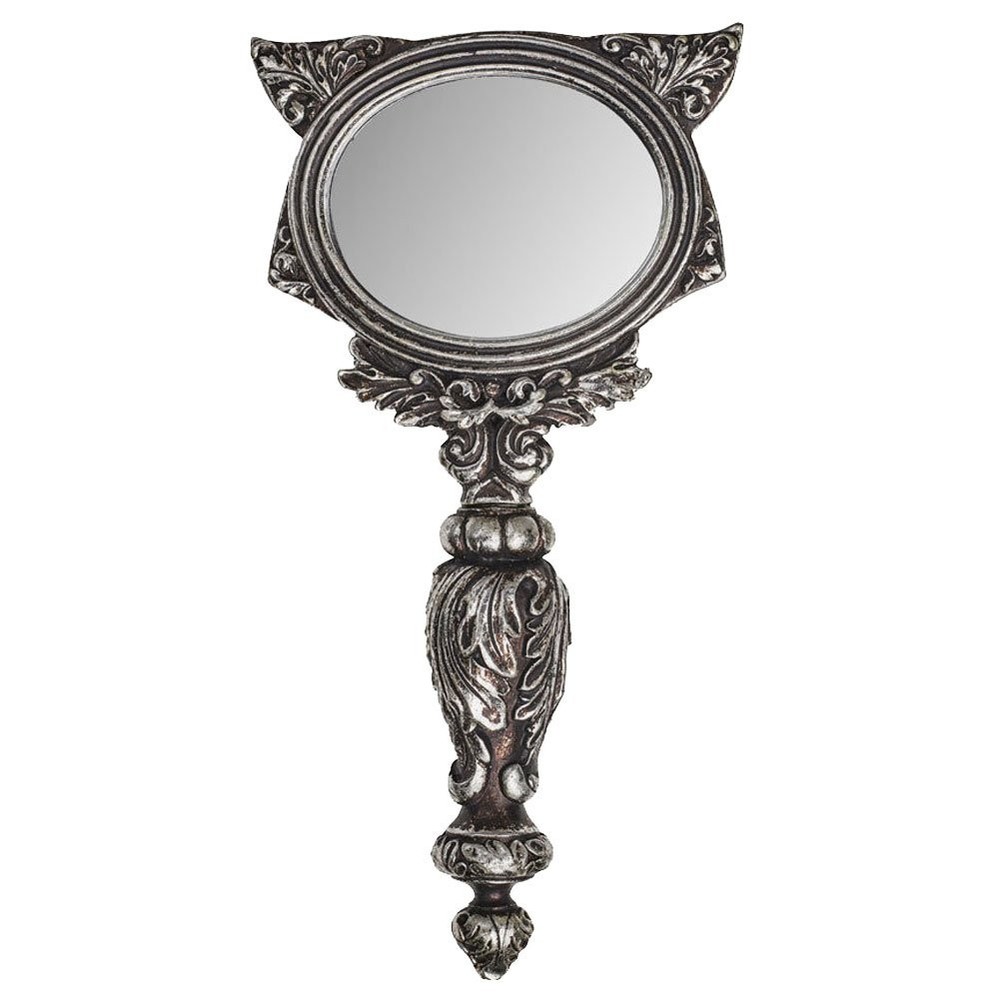 Gothic Cat Hand Mirror