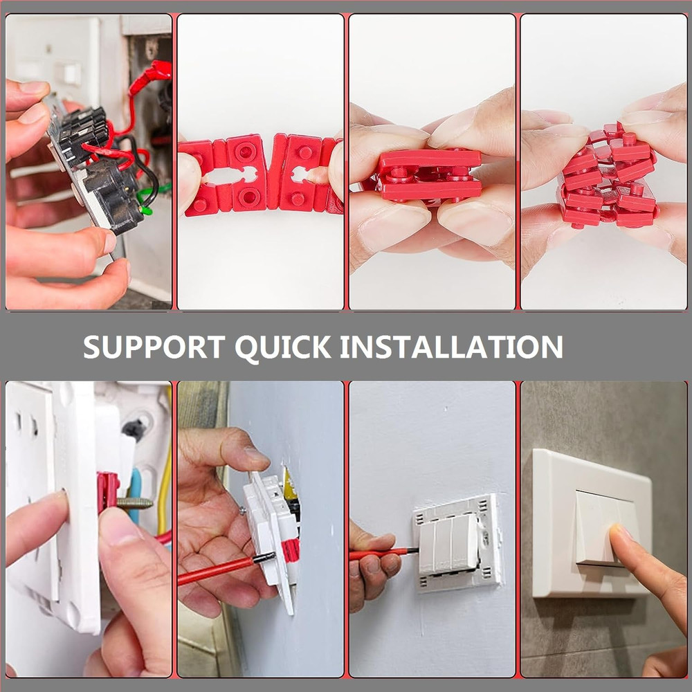 100Pcs Outlet Spacers for Electrical Box, Electrical Outlet Spacers Shims Switch