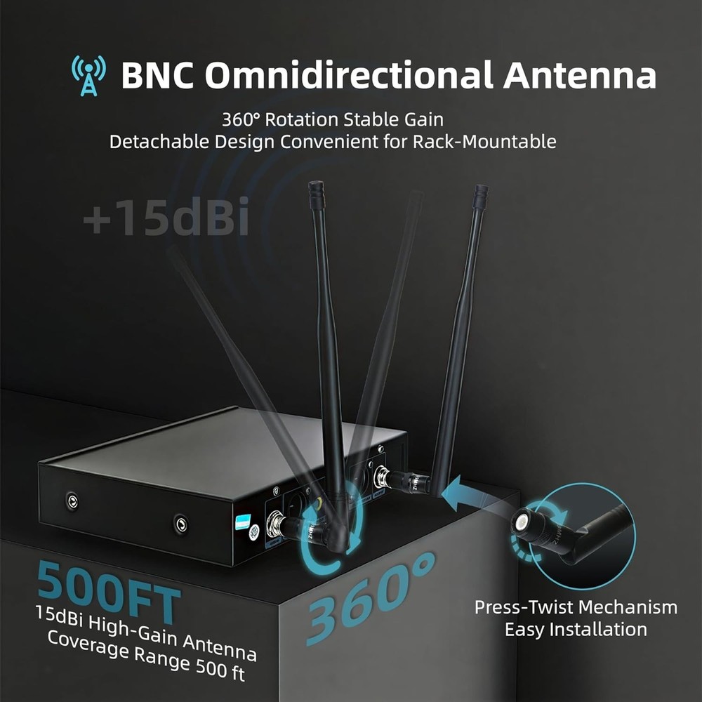 Professional Wireless Microphone System