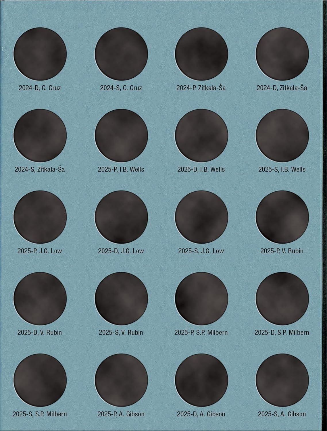 Whitman American Women Quarters Coin P - D - S Folder 2022-2025 Album Book