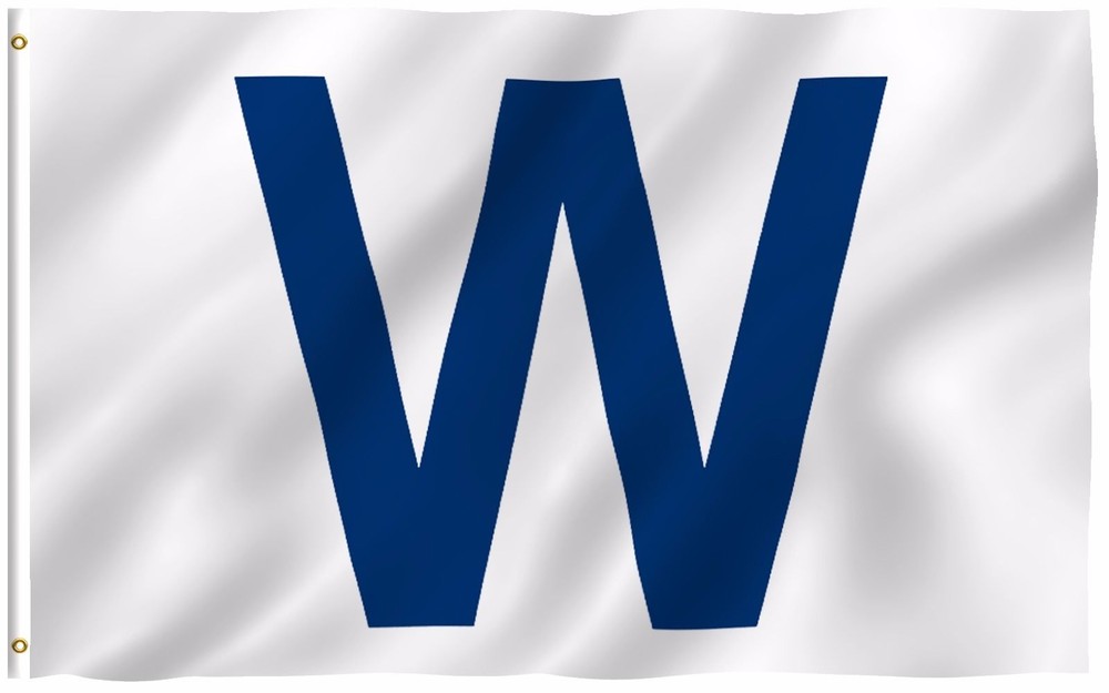 CHICAGO CUBS "W" WIN FLAG MLB 3' X 5'