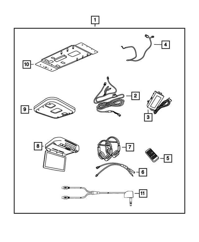 Genuine Mopar Wireless Infrared Remote 68189014aa